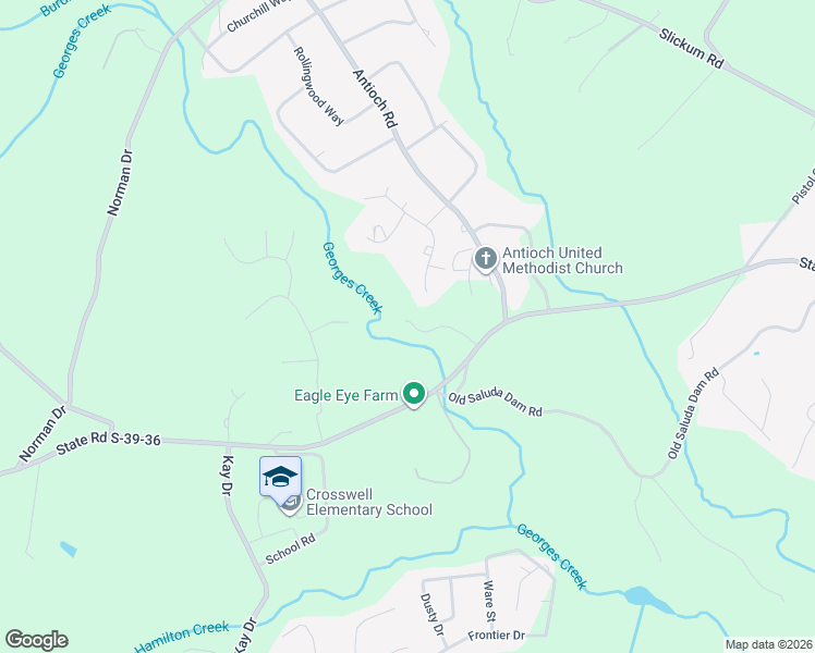 map of restaurants, bars, coffee shops, grocery stores, and more near 2811 Saluda Dam Road in Easley