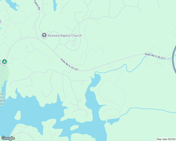 map of restaurants, bars, coffee shops, grocery stores, and more near 341 Keowee Baptist Church Road in Six Mile