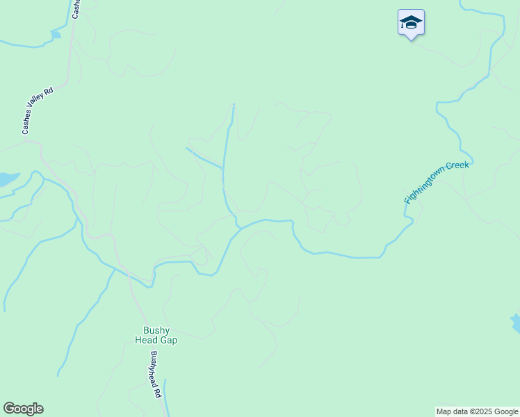 map of restaurants, bars, coffee shops, grocery stores, and more near 1292 Cashes Valley Lane in Cherry Log