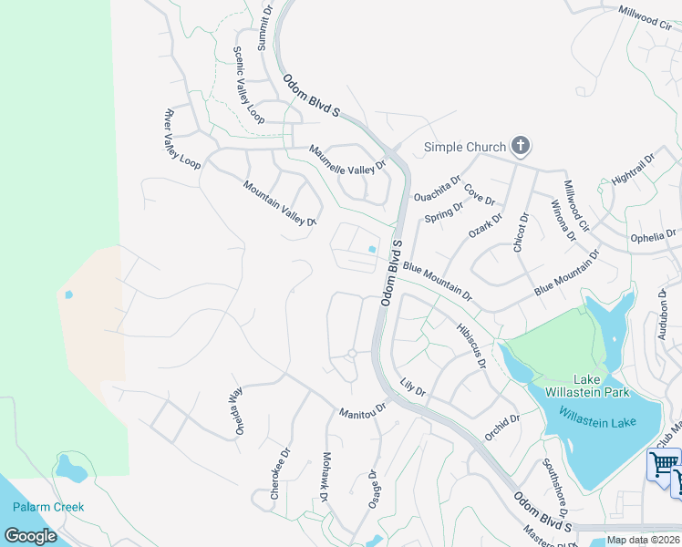 map of restaurants, bars, coffee shops, grocery stores, and more near 133 Nantucket Loop in Maumelle