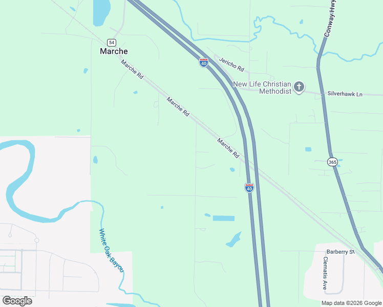 map of restaurants, bars, coffee shops, grocery stores, and more near 11123 Short Marche Road in North Little Rock