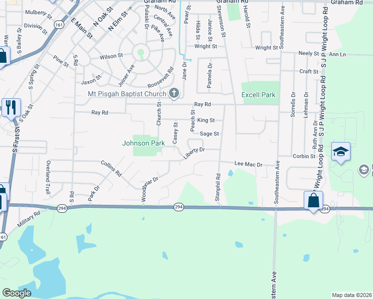 map of restaurants, bars, coffee shops, grocery stores, and more near 25 John Hancock Circle in Jacksonville