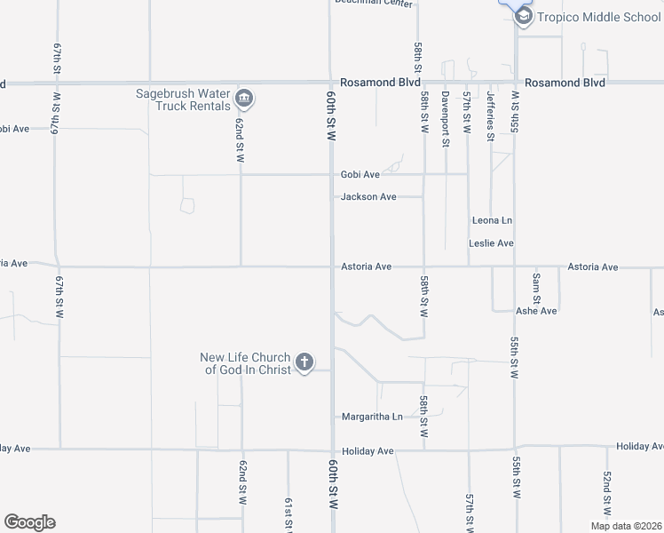 map of restaurants, bars, coffee shops, grocery stores, and more near in Rosamond