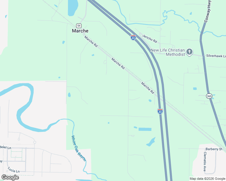 map of restaurants, bars, coffee shops, grocery stores, and more near 11123 Short Marche Road in North Little Rock