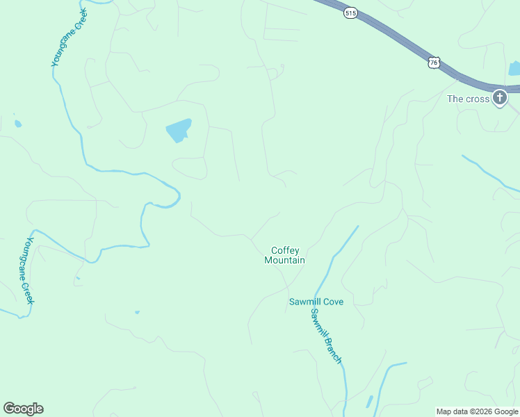 map of restaurants, bars, coffee shops, grocery stores, and more near 2-298 Old Birch Court in Blairsville