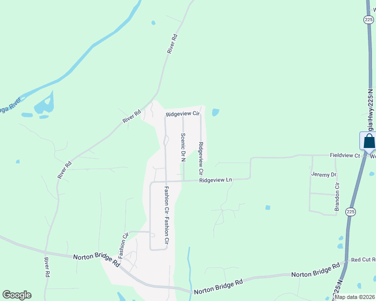 map of restaurants, bars, coffee shops, grocery stores, and more near 191 Ridgeview Circle in Chatsworth