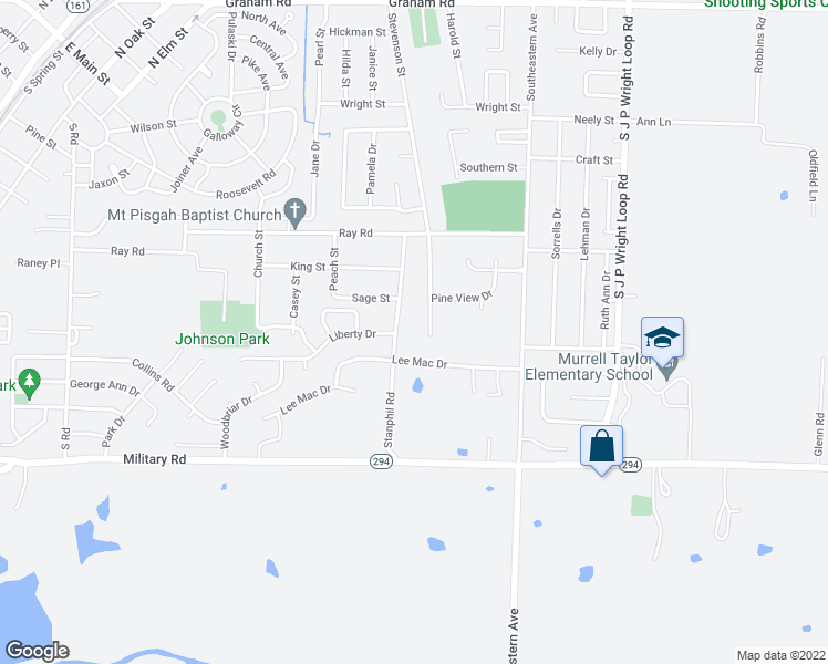 map of restaurants, bars, coffee shops, grocery stores, and more near 1120 Stanphill Road in Jacksonville
