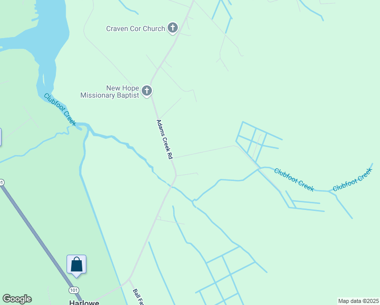 map of restaurants, bars, coffee shops, grocery stores, and more near 175 Hodge Road in Havelock
