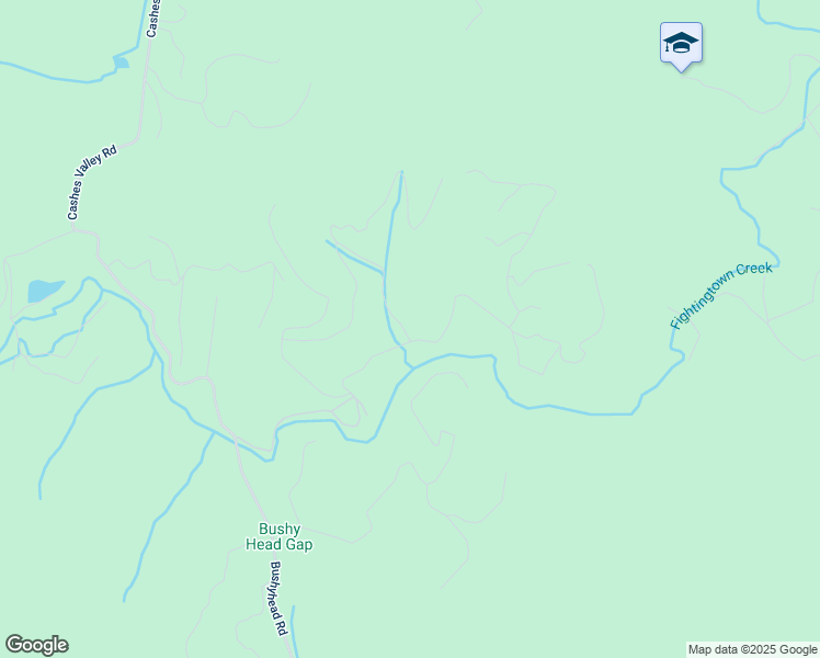 map of restaurants, bars, coffee shops, grocery stores, and more near 1292 Cashes Valley Lane in Cherry Log