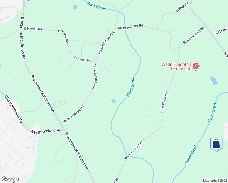 map of restaurants, bars, coffee shops, grocery stores, and more near 201 Hudson Water Road in Greer