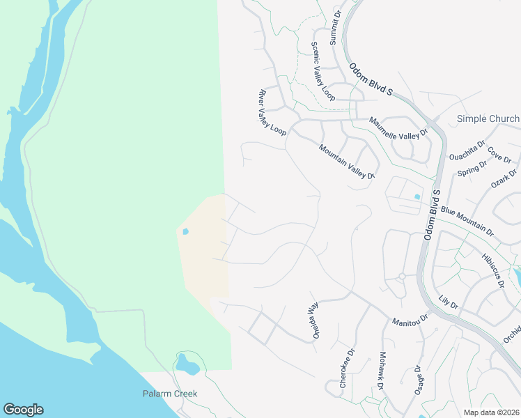 map of restaurants, bars, coffee shops, grocery stores, and more near 126 Delaware Lane in Maumelle
