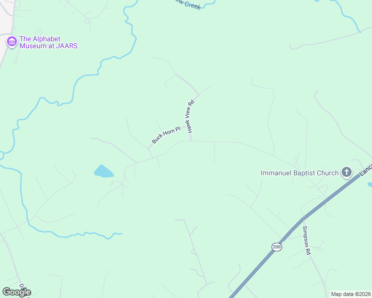 map of restaurants, bars, coffee shops, grocery stores, and more near 6801 Steele Road in Waxhaw