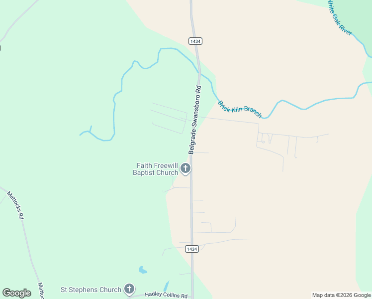map of restaurants, bars, coffee shops, grocery stores, and more near 2573 Belgrade-Swansboro Rd in Maysville
