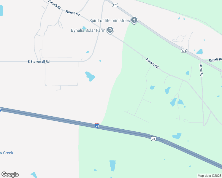 map of restaurants, bars, coffee shops, grocery stores, and more near 2-68 West Zell Cove in Byhalia