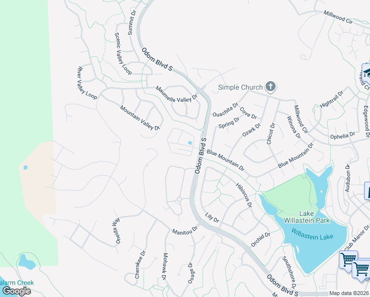 map of restaurants, bars, coffee shops, grocery stores, and more near 113 Melville Drive in Maumelle