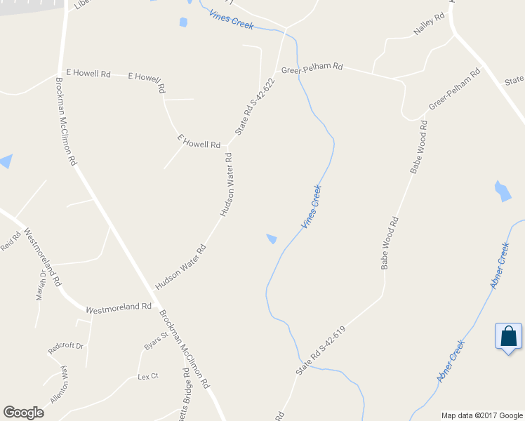 map of restaurants, bars, coffee shops, grocery stores, and more near 201 Hudson Water Road in Greer