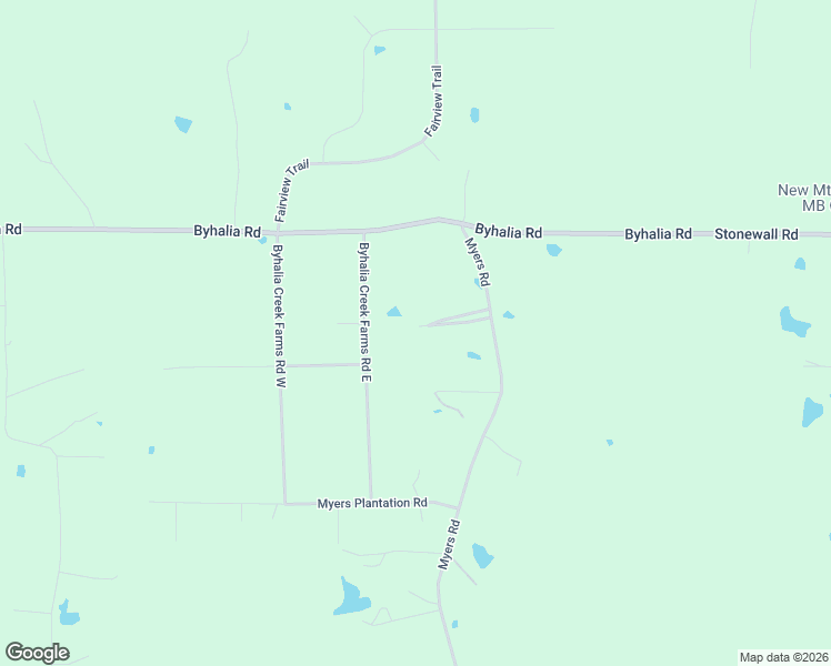 map of restaurants, bars, coffee shops, grocery stores, and more near 199 Myers Road in Byhalia