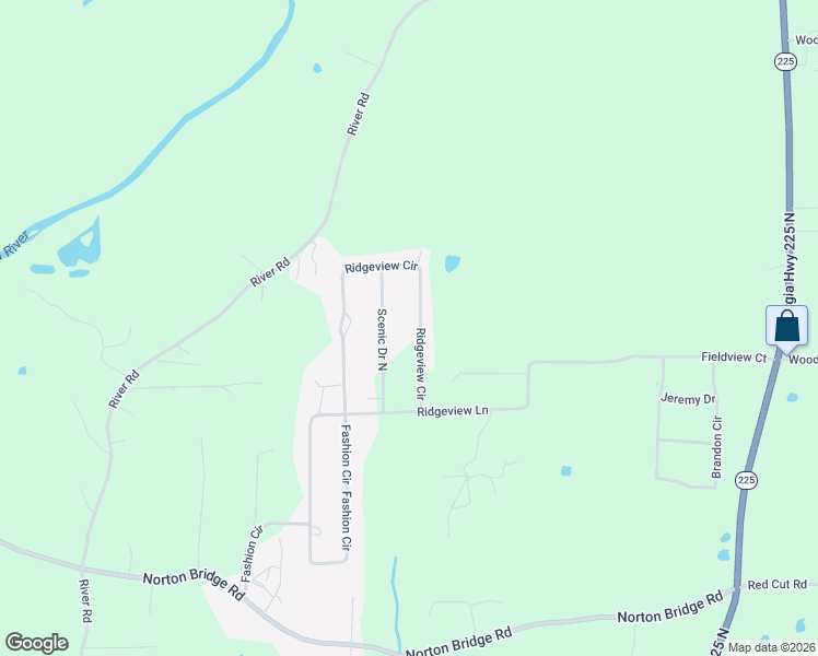 map of restaurants, bars, coffee shops, grocery stores, and more near 191 Ridgeview Circle in Chatsworth