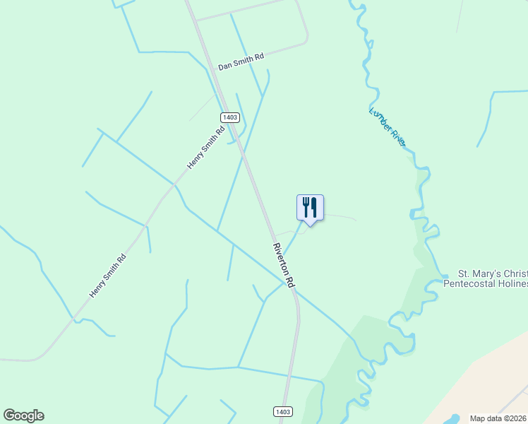 map of restaurants, bars, coffee shops, grocery stores, and more near Riverton Road in Wagram