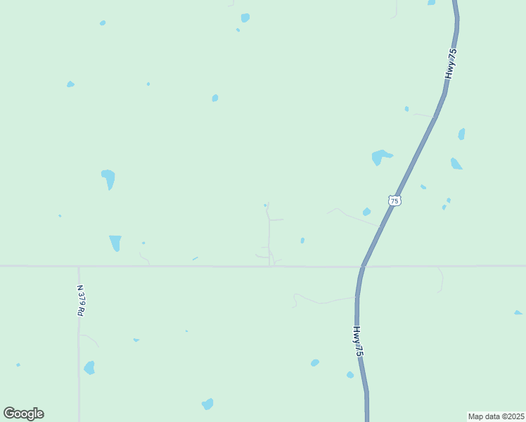 map of restaurants, bars, coffee shops, grocery stores, and more near 48821 East 149 Road in Calvin