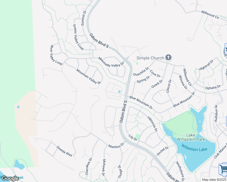 map of restaurants, bars, coffee shops, grocery stores, and more near 111 Melville Drive in Maumelle