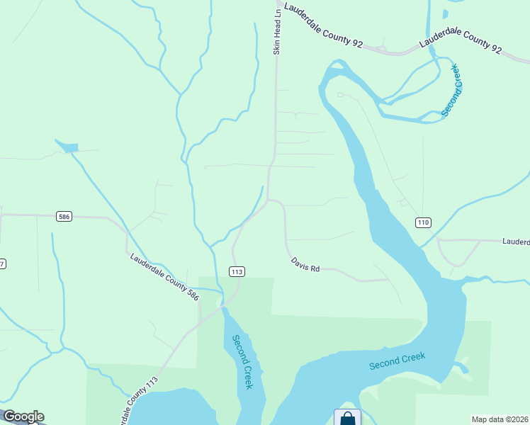 map of restaurants, bars, coffee shops, grocery stores, and more near 1058 County Road 113 in Rogersville