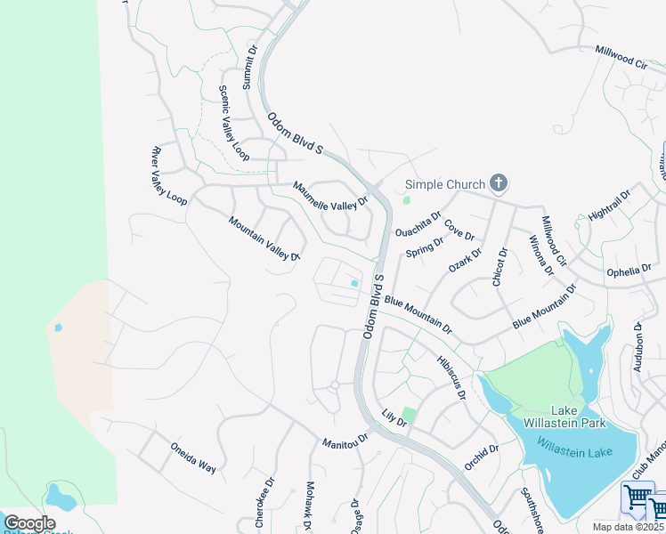 map of restaurants, bars, coffee shops, grocery stores, and more near 222 Nantucket Loop in Maumelle