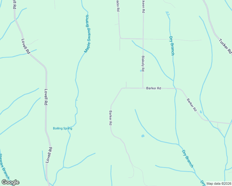 map of restaurants, bars, coffee shops, grocery stores, and more near 8285 Barker Road in Athens