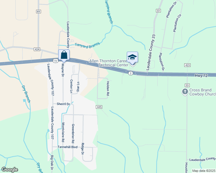 map of restaurants, bars, coffee shops, grocery stores, and more near 146 Holden Road in Killen
