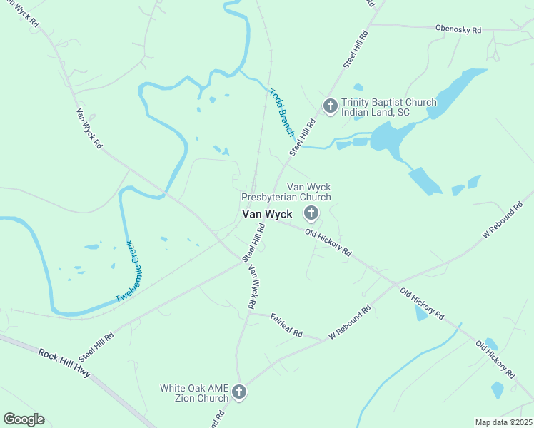 map of restaurants, bars, coffee shops, grocery stores, and more near in Van Wyck