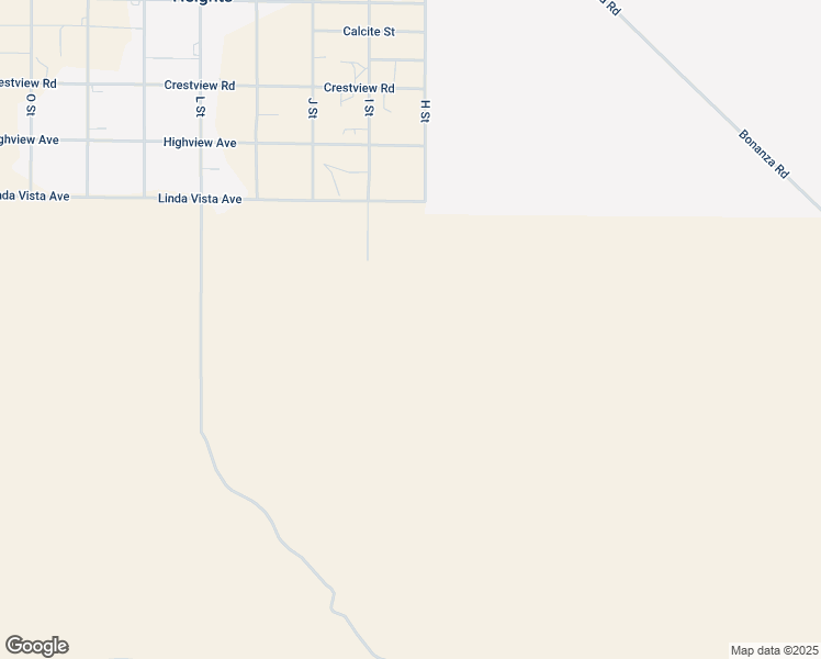 map of restaurants, bars, coffee shops, grocery stores, and more near 33550 I Street in Barstow
