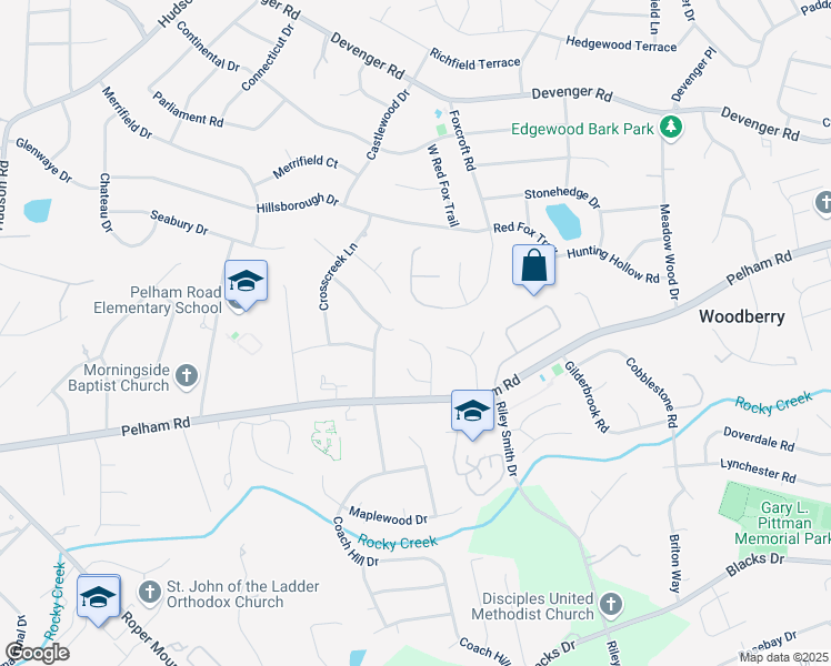 map of restaurants, bars, coffee shops, grocery stores, and more near 120 Tinsley Court in Greenville