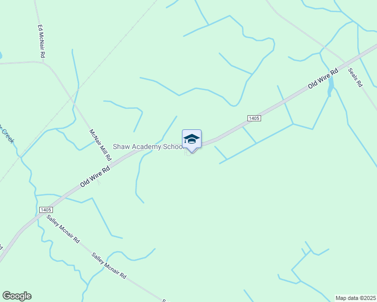 map of restaurants, bars, coffee shops, grocery stores, and more near 18700 Old Wire Road in Laurinburg