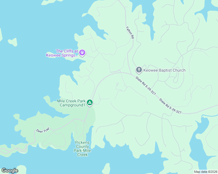 map of restaurants, bars, coffee shops, grocery stores, and more near 120 Spring Cove Way in Six Mile