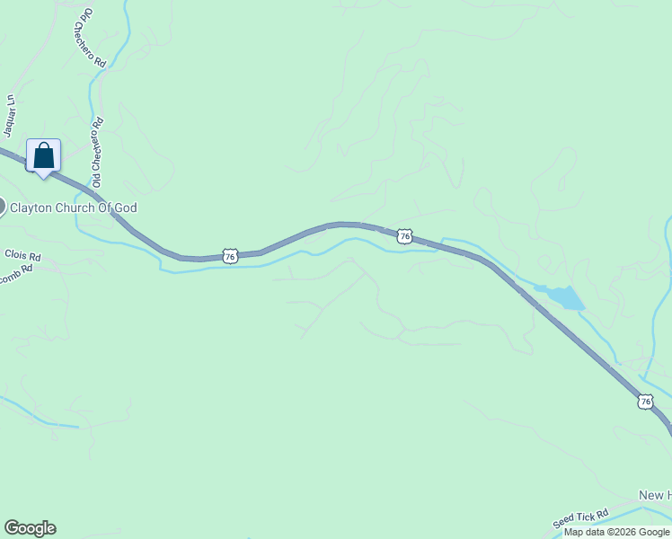map of restaurants, bars, coffee shops, grocery stores, and more near State Highway 2 in Clayton