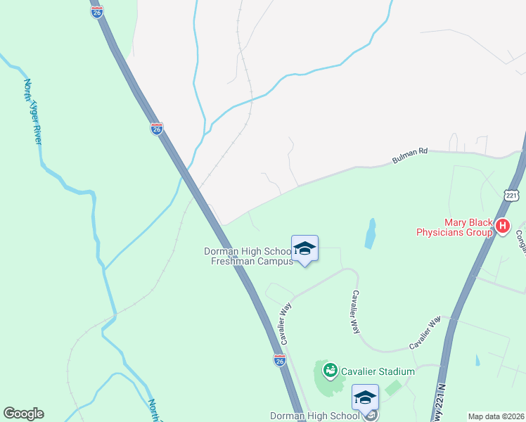 map of restaurants, bars, coffee shops, grocery stores, and more near 309 Bulman Road in Roebuck