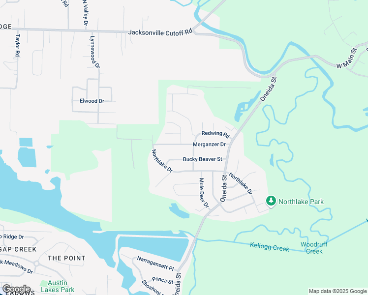 map of restaurants, bars, coffee shops, grocery stores, and more near 205 Merganzer Drive in Jacksonville