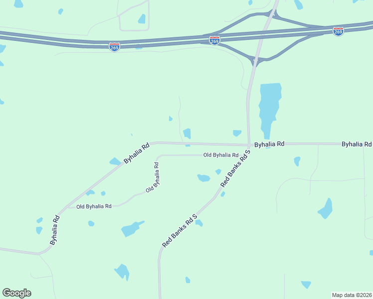 map of restaurants, bars, coffee shops, grocery stores, and more near 12665 Byhalia Road in Byhalia