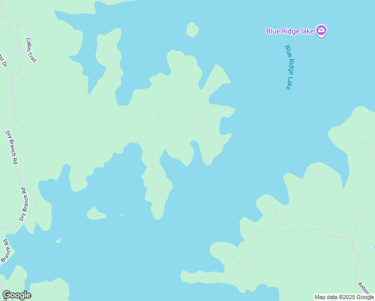 map of restaurants, bars, coffee shops, grocery stores, and more near 174 Azure Point in Blue Ridge