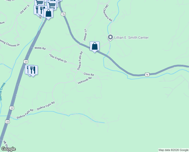 map of restaurants, bars, coffee shops, grocery stores, and more near 42 Clois Road in Clayton