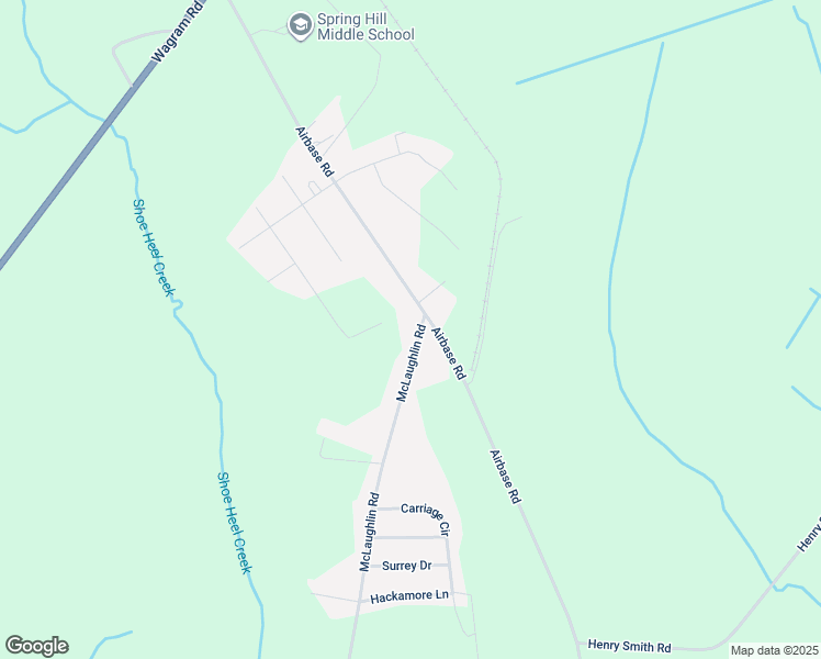 map of restaurants, bars, coffee shops, grocery stores, and more near 21720 McLaughlin Road in Laurinburg
