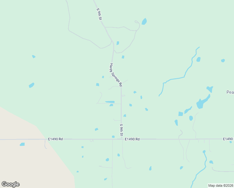 map of restaurants, bars, coffee shops, grocery stores, and more near 5579 Hardy Springs Road in McAlester