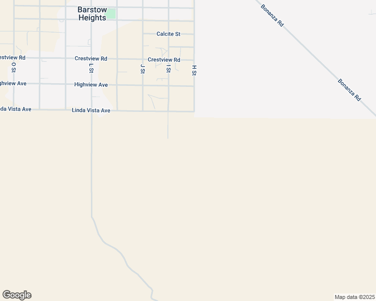 map of restaurants, bars, coffee shops, grocery stores, and more near H Street in Barstow