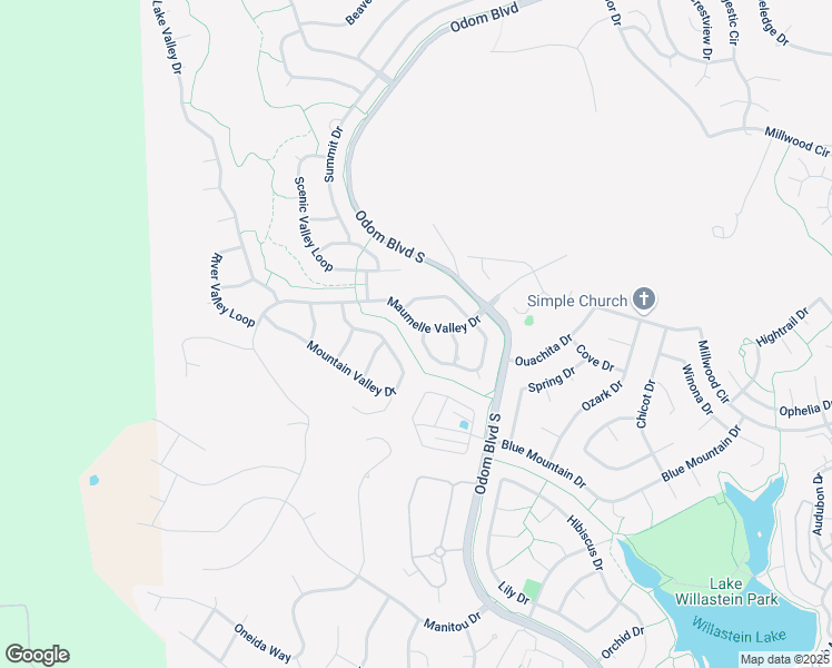 map of restaurants, bars, coffee shops, grocery stores, and more near 115 Maumelle Valley Drive in Maumelle
