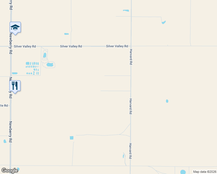 map of restaurants, bars, coffee shops, grocery stores, and more near 46335 Alamosa Road in Newberry Springs