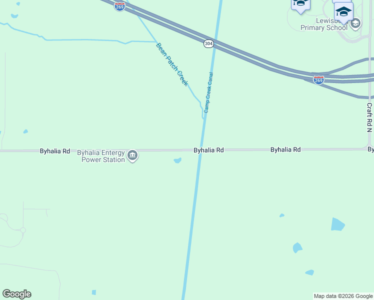 map of restaurants, bars, coffee shops, grocery stores, and more near 6163 Byhalia Road in Hernando