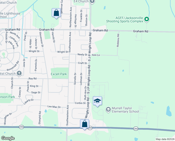 map of restaurants, bars, coffee shops, grocery stores, and more near 617 Charlotte Circle in Jacksonville