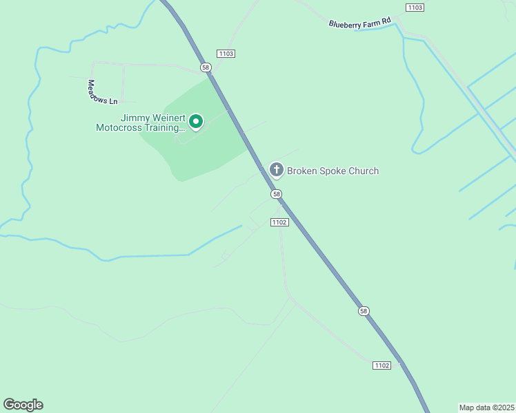 map of restaurants, bars, coffee shops, grocery stores, and more near Back Porch Lane in Jones County