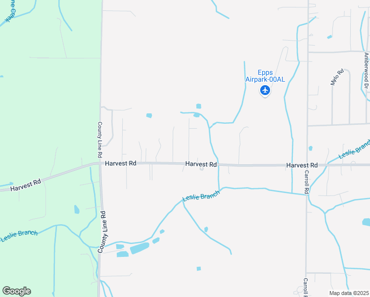 map of restaurants, bars, coffee shops, grocery stores, and more near 116 Jesse Layne Drive in Harvest
