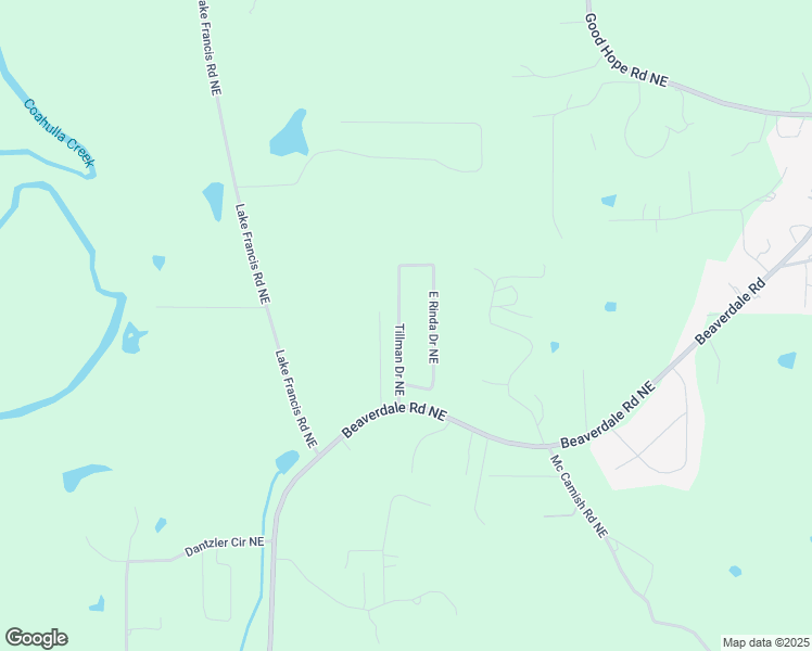 map of restaurants, bars, coffee shops, grocery stores, and more near 2014 Tillman Drive Northeast in Dalton